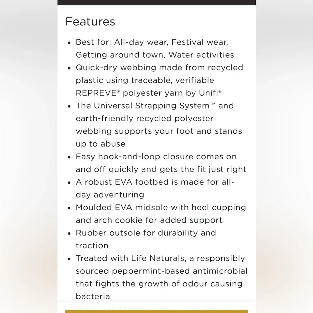 New with box, Teva Hommes sandals, size 11 - Picture 3 of 8